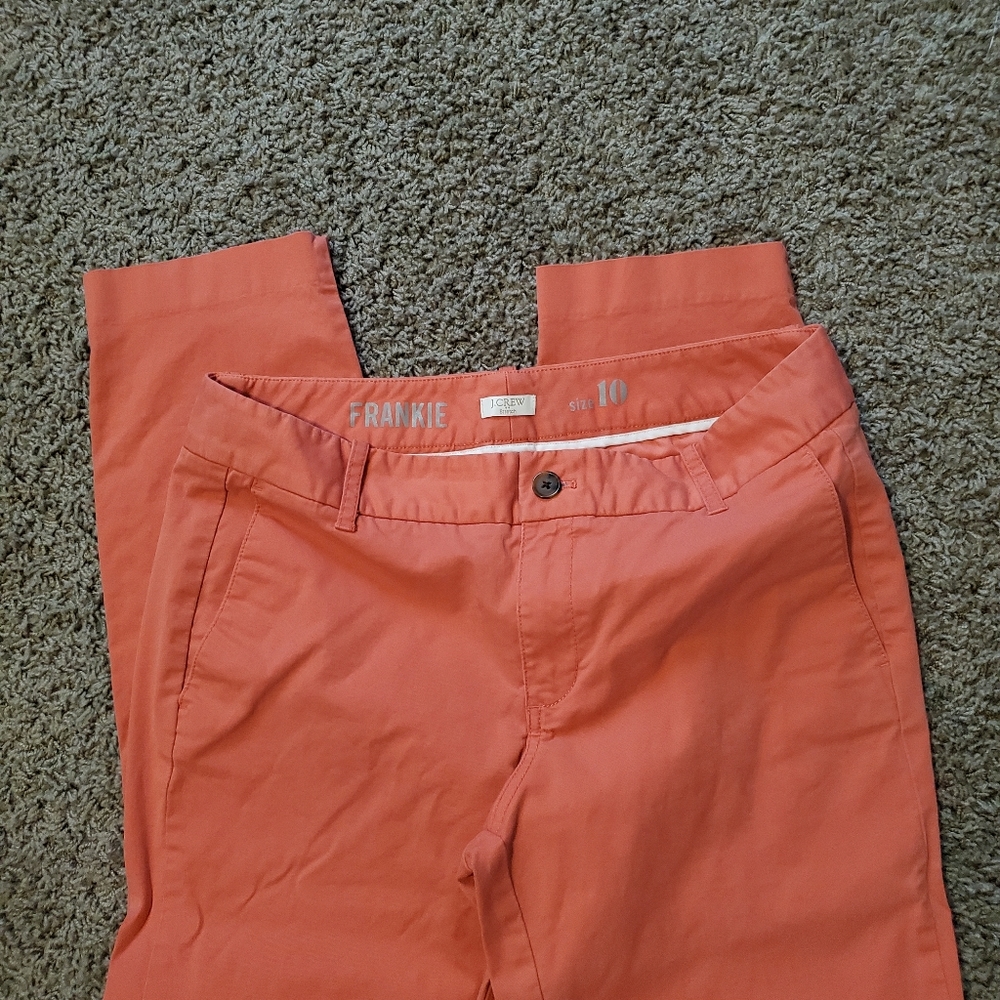 J Crew Frankie Cropped Pants
